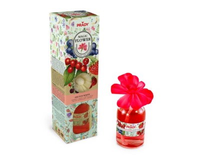 Prady Ambientador Magic Flower Frutos Rojos - Frasco de Cristal 100ml