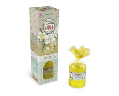 Prady Ambientador Magic Flower Jazmin Blanco - Frasco de Cristal 100ml
