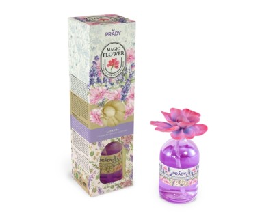 Prady Ambientador Magic Flower Lavanda - Frasco de Cristal 100ml