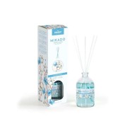 Prady Ambientador Mikado Algodon - Frasco de Cristal 100 ml y Varitas Difusoras