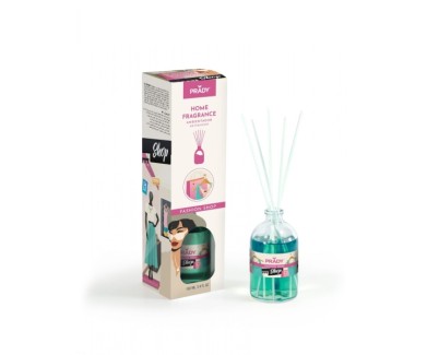 Prady Ambientador Mikado Fashion Shop - Frasco de Cristal 100 ml y Varitas Difusoras