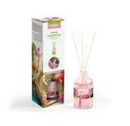 Prady Ambientador Mikado Jardin de Hadas - Frasco de Cristal 100 ml y Varitas Difusoras