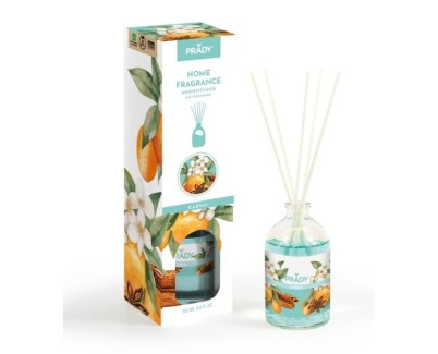Prady Ambientador Mikado Karma - Frasco de Cristal 100 ml y Varitas Difusoras