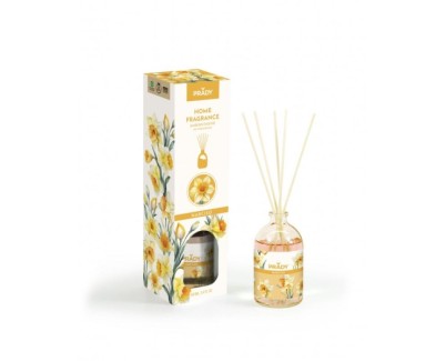 Prady Ambientador Mikado Narciso - Frasco de Cristal 100 ml y Varitas Difusoras