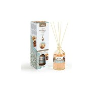 Prady Ambientador Mikado Sandalo y Canela - Frasco de Cristal 100ml y Varitas Difusoras