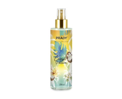 Prady Body Splash Coconut Passion - Frasco de 250 ml - Spray Pulverizador