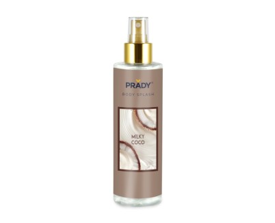 Prady Body Splash Milky Coco - Frasco de 250 ml - Spray Pulverizador