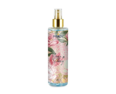 Prady Body Splash Yuzu & Peony - Frasco de 250 ml - Spray Pulverizador