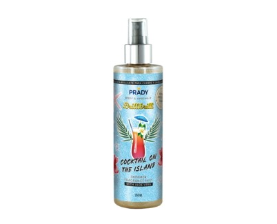 Prady Brilli Brilli Body & Hair Mist Cocktail on the Island - Frasco de 250 ml - Spray Pulverizador