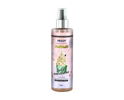 Prady Brilli Brilli Body & Hair Mist Sweet Macadamia - Frasco de 250 ml - Spray Pulverizador