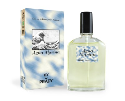 Prady Colonia de Hombre Agua Marina - Frasco de 90 ml - Spray Pulverizador