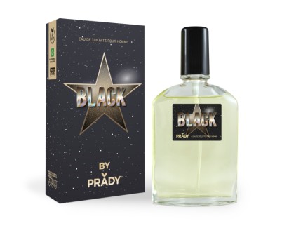 Prady Colonia de Hombre Black - Frasco de 90 ml - Spray Pulverizador
