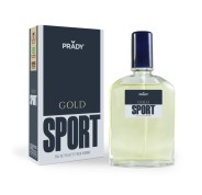 Prady Colonia de Hombre Gold Sport - Frasco de 90 ml - Spray Pulverizador