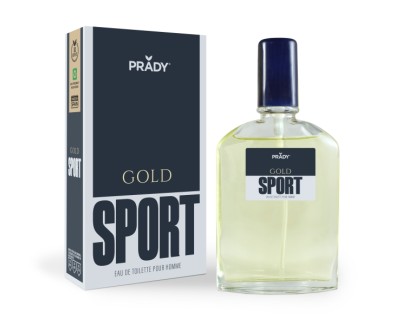 Prady Colonia de Hombre Gold Sport - Frasco de 90 ml - Spray Pulverizador