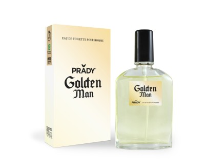 Prady Colonia de Hombre Golden Man - Frasco de 90 ml - Spray Pulverizador