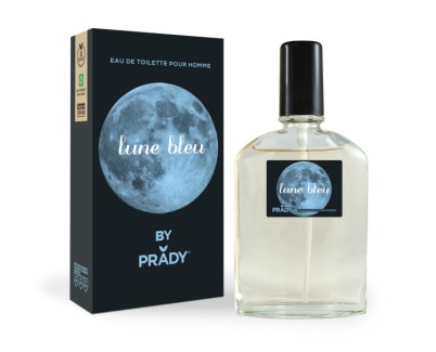Prady Colonia de Hombre Lune Blue - Frasco de 90 ml - Spray Pulverizador