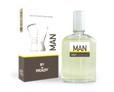 Prady Colonia de Hombre Man - Frasco de 90 ml - Spray Pulverizador