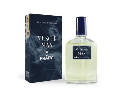 Prady Colonia de Hombre Muscle Man - Frasco de 90 ml - Spray Pulverizador