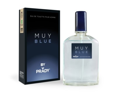 Prady Colonia de Hombre Muy Blue - Frasco de 90 ml - Spray Pulverizador