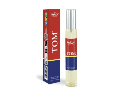 Prady Colonia de Hombre Tom - Frasco de 33 ml - Spray Pulverizador