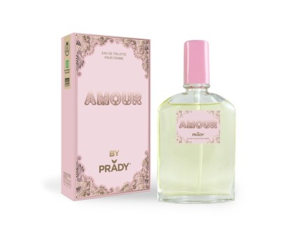 Prady Colonia de Mujer Amour - Frasco de 90 ml - Spray Pulverizador