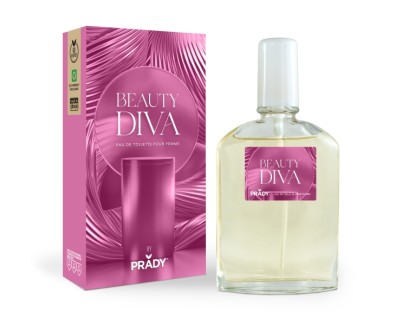 Prady Colonia de Mujer Beauty Diva - Frasco de 90 ml - Spray Pulverizador