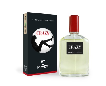 Prady Colonia de Mujer Crazy - Frasco de 90 ml - Spray Pulverizador