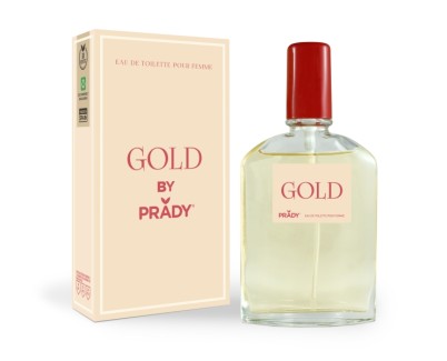 Prady Colonia de Mujer Gold - Frasco de 90 ml - Spray Pulverizador