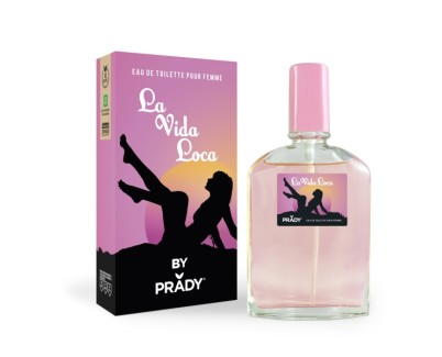 Prady Colonia de Mujer La Vida Loca - Frasco de 90 ml - Spray Pulverizador
