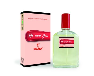 Prady Colonia de Mujer Me and You - Frasco de 90 ml - Spray Pulverizador