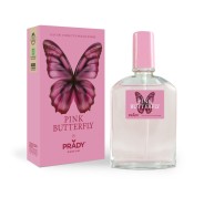 Prady Colonia de Mujer Pink Butterfly - Frasco de 90 ml - Spray Pulverizador