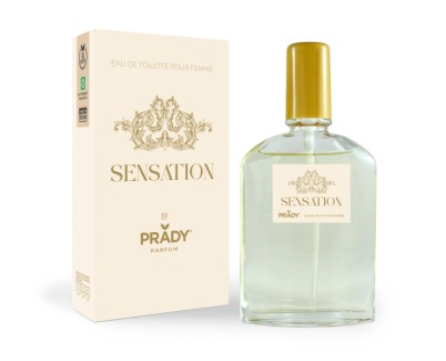 Prady Colonia de Mujer Sensation - Frasco de 90 ml - Spray Pulverizador