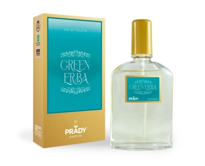 Prady Colonia Unisex Green Erba - Frasco de 90 ml - Spray Pulverizador