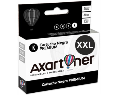 PREMIUM Compatible Epson 405XXL Negro Cartucho Tinta Pigmentada C13T02J14010 para WorkForce Pro WF7830, 7835, 7840