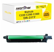 PREMIUM Compatible Konica Minolta Bizhub C220, C280, C360 Amarillo Tambor de Imagen (Drum) A0XV0TD / DR311Y / DR-311Y
