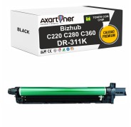 PREMIUM Compatible Konica Minolta Bizhub C220, C280, C360 Negro Tambor de Imagen (Drum) A0XV0RD / DR311K / DR-311K
