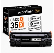 PREMIUM Compatible Toner HP CB435A XL Negro 35A XL