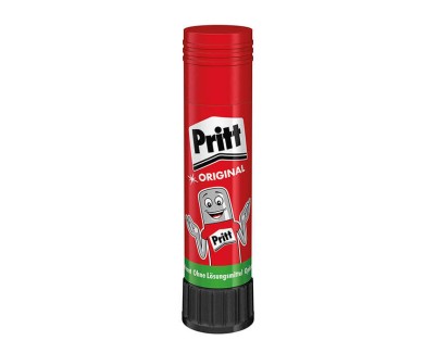 Pritt Barra de Pegamento 11grs - Sin Disolventes - 97% de Ingredientes Naturales - Lavable a 20&ordm;C - Seguro para Ni&ntilde;os