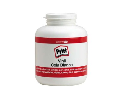Pritt Cola Blanca 1Kg - Sin Disolventes - Lavable a 20&ordm;C - 90% de Ingredientes Naturales - Seguro para los Ni&ntilde;os