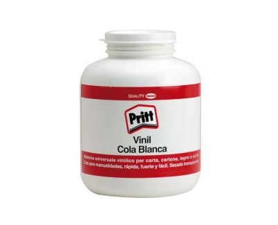 Pritt Cola Blanca 1Kg - Sin Disolventes - Lavable a 20ºC - 90% de Ingredientes Naturales - Seguro para los Niños