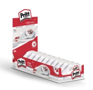 Pritt Mini Roller Expositor de 10 Correctores 4.2mm x 7m - Compacto y Ergonomico - Punta Flexible de Alta Precision - Compatible con todo Tipo de Papel