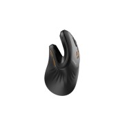 ProtoArc EM11 NL Raton Vertical Ergonomico Inalambrico - 2400 dpi -  Bluetooth + 2.4Ghz - Bateria Recargable - Multidispositivo - Color Negro y Naranja