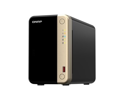 QNAP TS-264-8G NAS Torre Procesador Intel Celeron N4505 - Memoria 8GB - 2 Bahias 2.5\", 3.5\", M.2 - USB, HDMI, RJ-45 - Ventilador 70mm