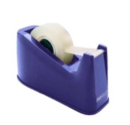 Rapesco Portarollos para Cinta Adhesiva 19mmx66m - Base de Goma Antideslizante - Cinta no Incluida - Color Azul
