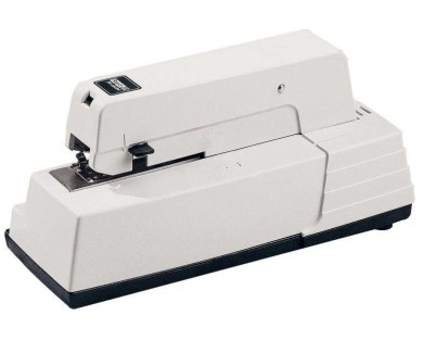 Rapid 90Ec Grapadora Electrica Classic - Grapa hasta 30 Hojas - Carga Frontal - Grapas 44/6-7mm - Blanco/Negro