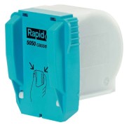 Rapid Cartucho de Grapas R5050 - Grapa Hasta 50 Hojas de Papel - Carga Facil - Patentado - Reemplazo de Piezas - Color Negro