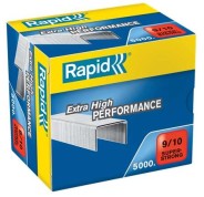 Rapid Super Strong Caja de 5000 Grapas 9/10 - De 40 a 70 Hojas - Alambre Galvanizado Superreforzado - Patilla de 10mm