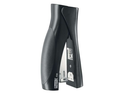 Rapid Ultimate F20 Grapadora Vertical - Hasta 20 Hojas - Para Grapas 24/6 y 26/6 - Grapado Cerrado y Clavado - Color Negro