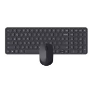 Rapoo 9310M Pack Teclado Ultrafino + Raton Inalambricos - Bluetooth y 2.4GHz -  Raton 2400 DPI - Autonomia hasta 12 Meses - Color Negro