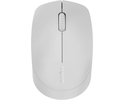Rapoo M100 Silent Raton Inalambrico - Bluetooh y 2.4GHz - 1300 DPI - Autonomia 9 Meses - Color Gris